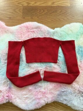 forever 21 off shoulder crop top